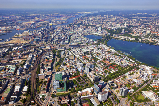 Hamburg von oben